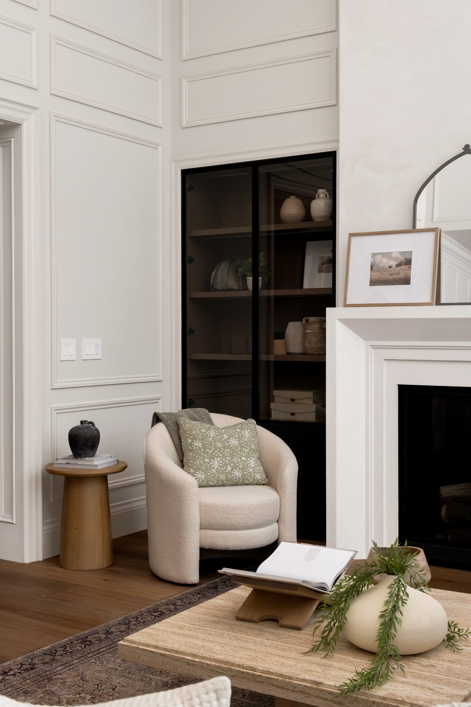 Reading chair in the great room